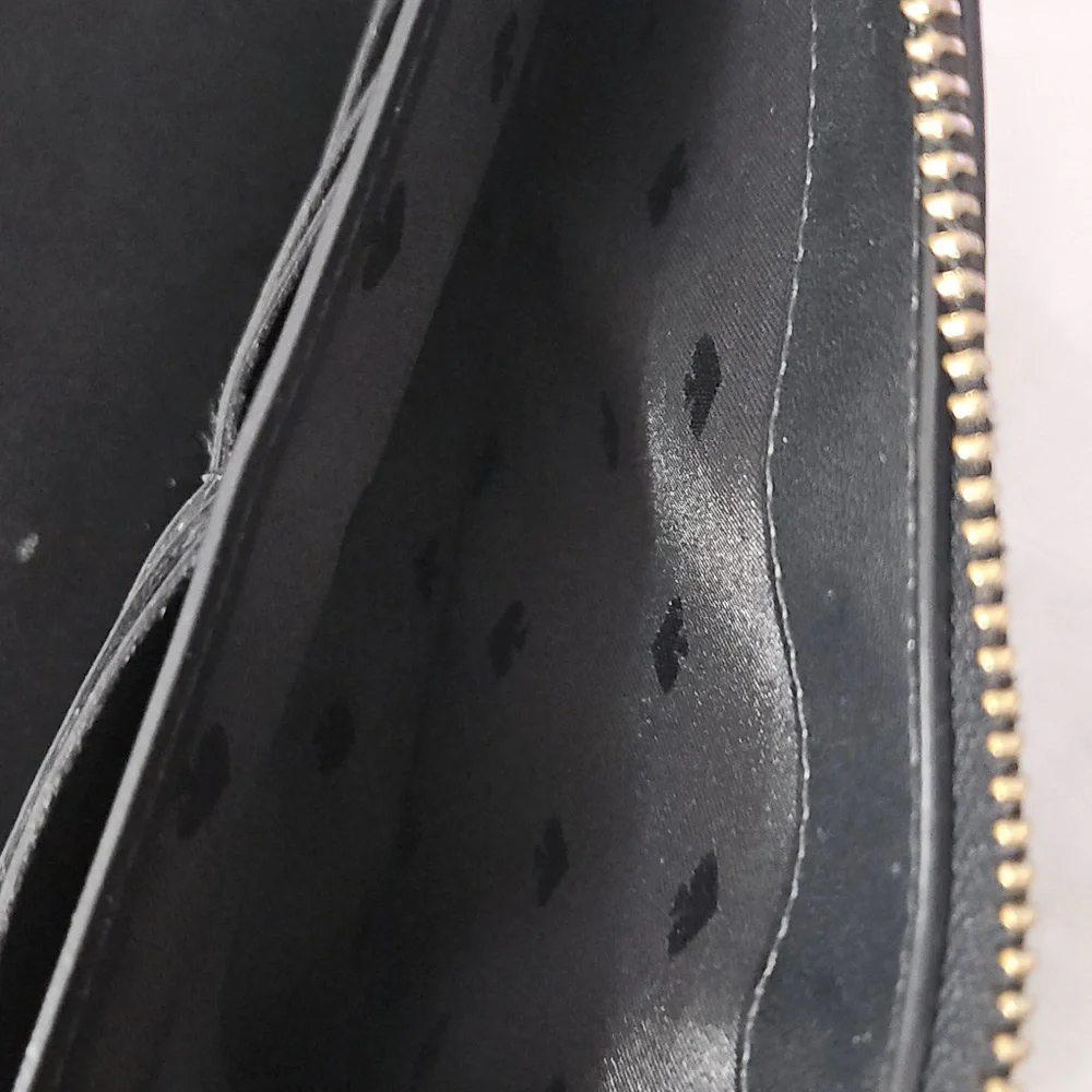 💖❤️Kate Spade Large Black Zippy Wallet - great condition❣️💕